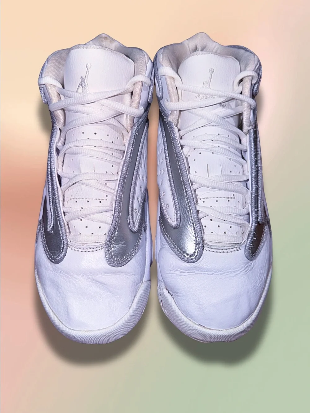 Air Jordan Women’s OG White Metallic Silver Pure Money 7W CW0907-100